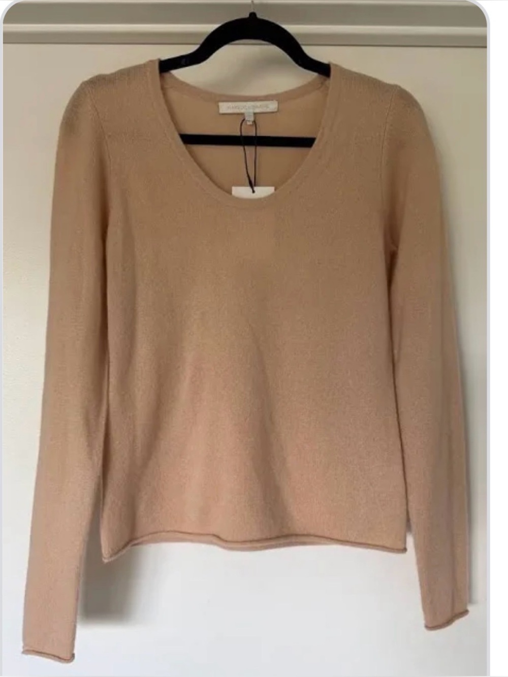 NakedCashmere pale pink Scoop Neck Cashmere sweater